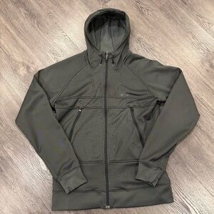 Vintage Oakley Zip Up Hoodie Tech Wear, Men’s Medium, Dark Grey